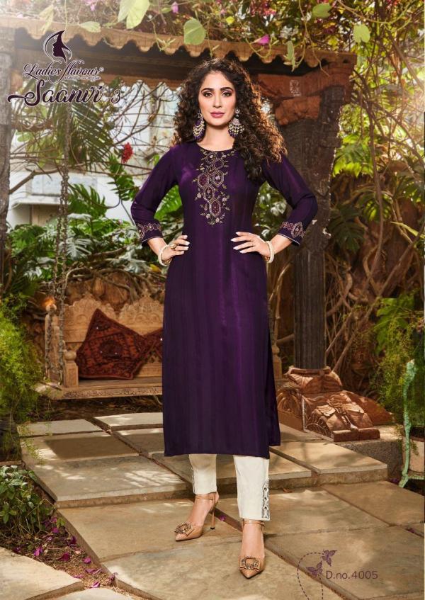 LF Saanvi 3 Designer Embroidery Festive Kurti With Bottom